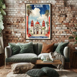 Aculco's Colonial Charm: Heritage Travel Poster PosterGoat