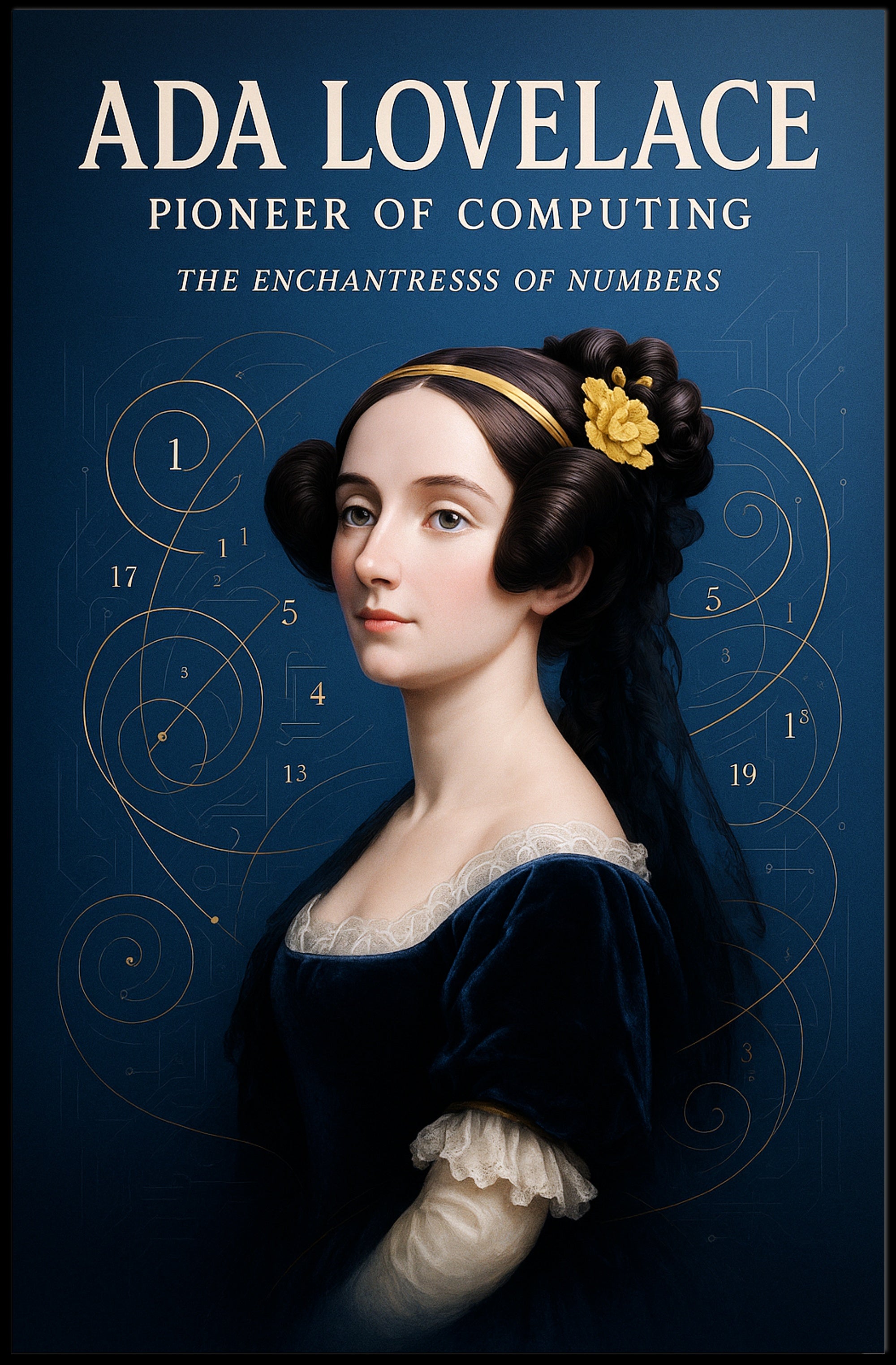 Ada Lovelace Pioneer of Computing Poster PosterGoat