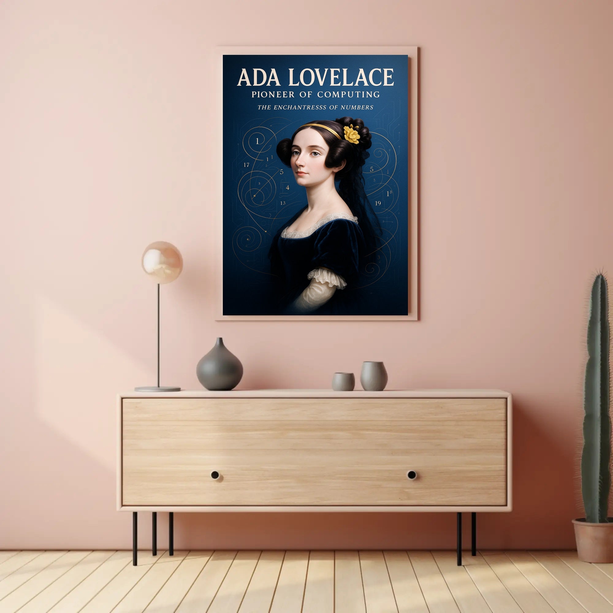 Ada Lovelace Pioneer of Computing Poster PosterGoat