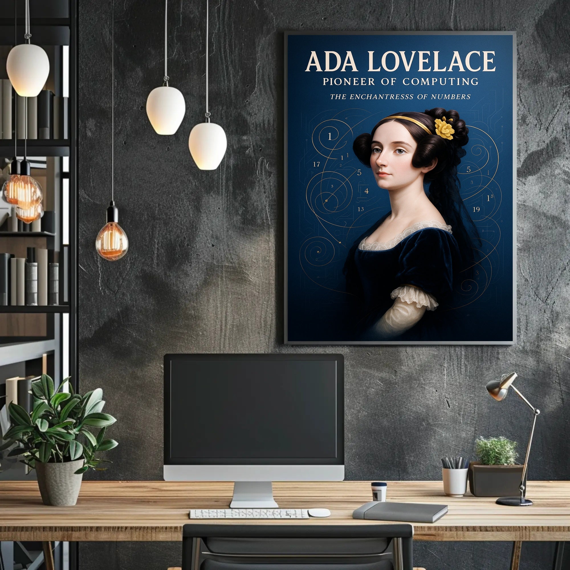 Ada Lovelace Pioneer of Computing Poster PosterGoat
