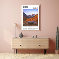 Adirondack Mountains Scenic View National Park Poster PosterGoat