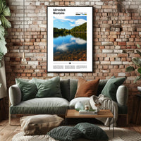 Adirondack Serenity Scenic View Travel Poster PosterGoat