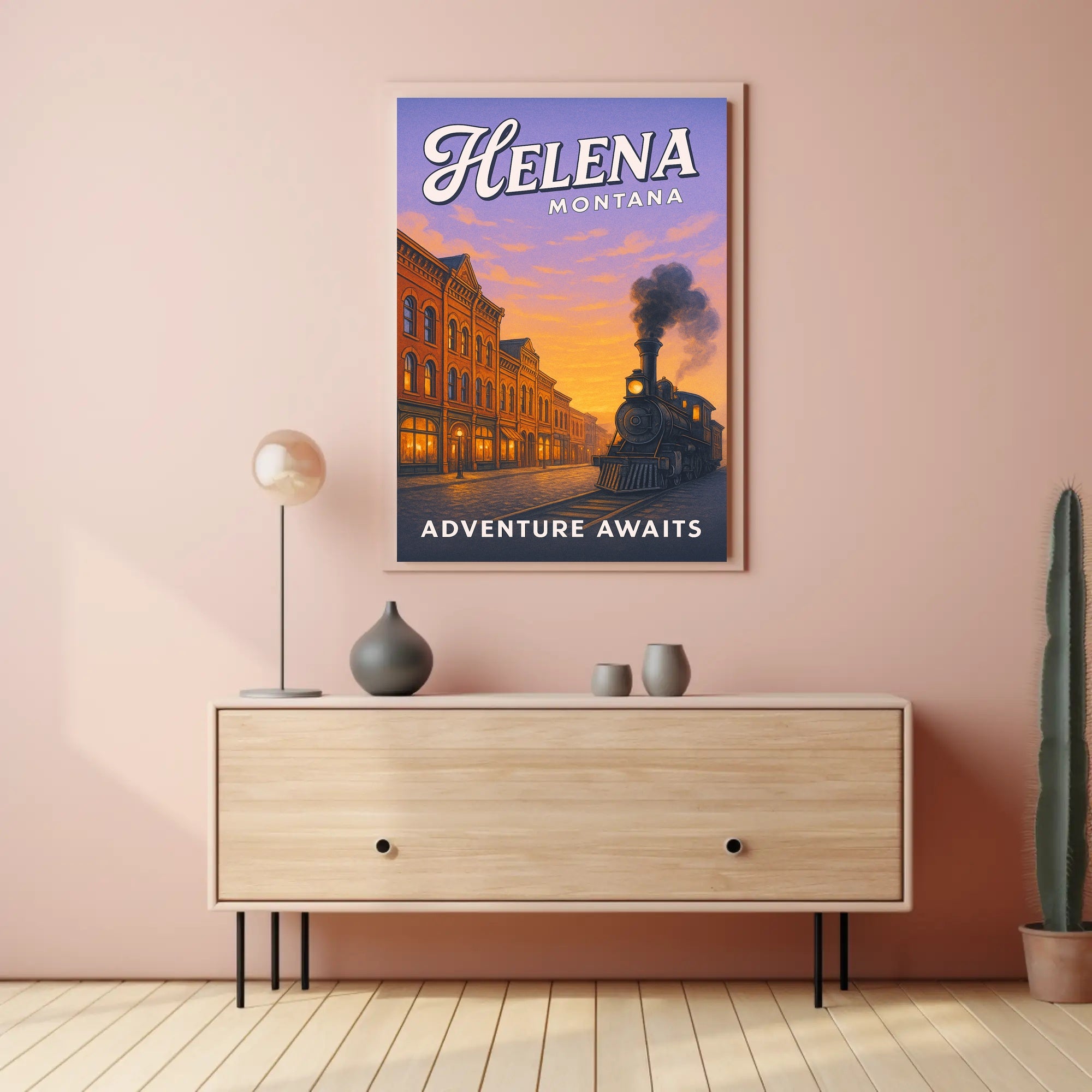 Adventure Awaits in Helena, Montana Poster PosterGoat