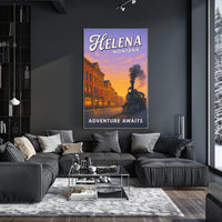 Adventure Awaits in Helena, Montana Poster PosterGoat