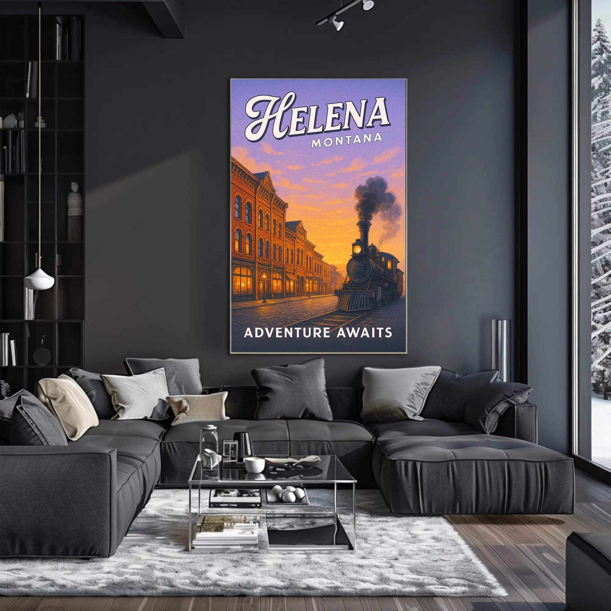 Adventure Awaits in Helena, Montana Poster PosterGoat