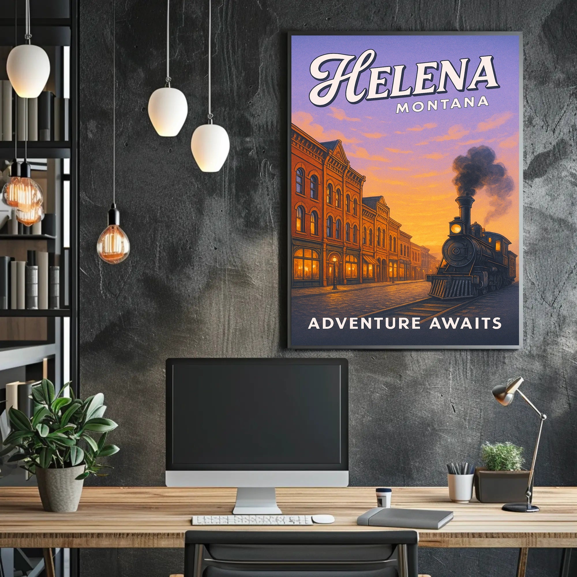 Adventure Awaits in Helena, Montana Poster PosterGoat