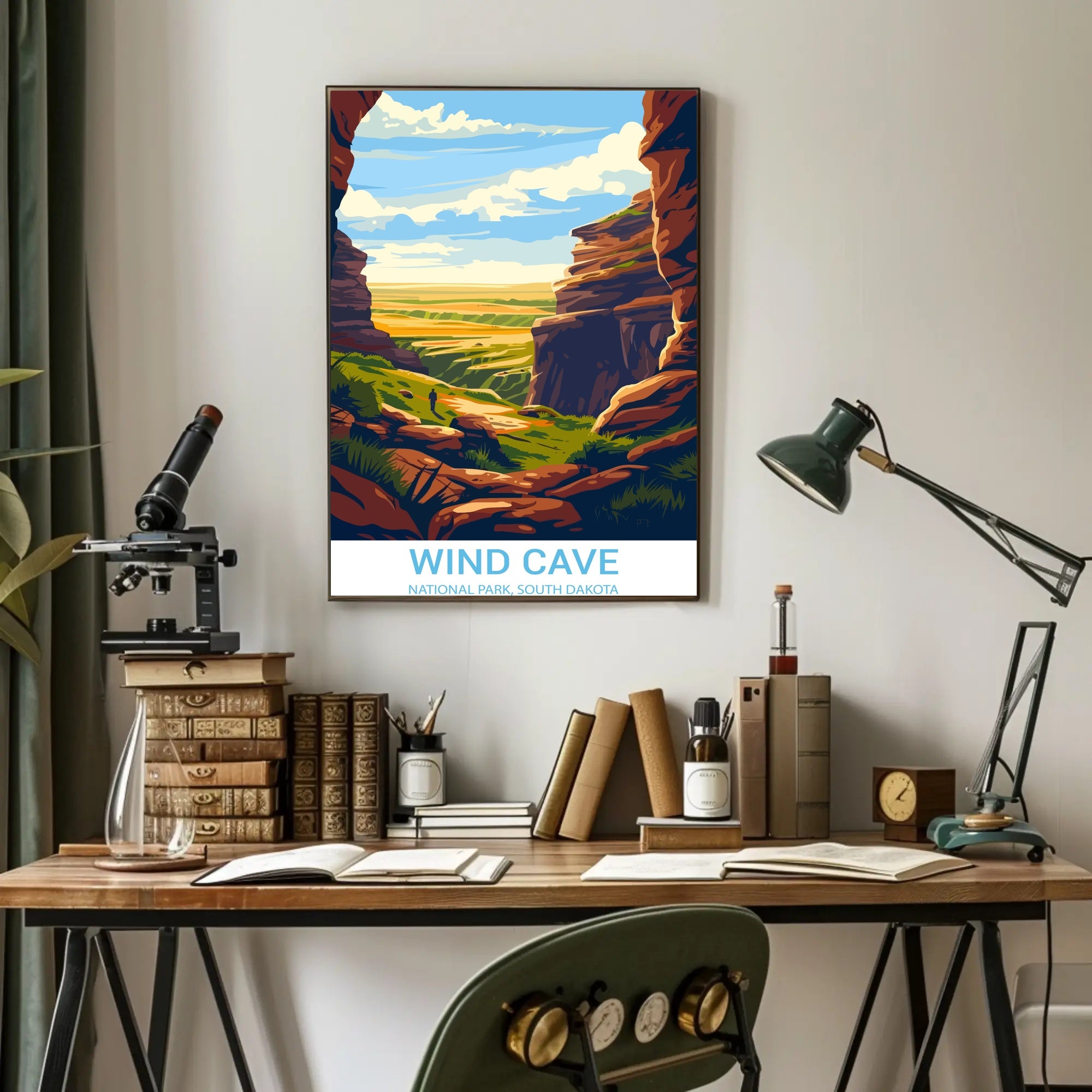 Adventure Awaits in Wind Cave National Park Poster PosterGoat
