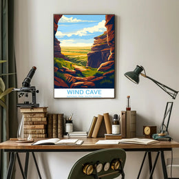 Adventure Awaits in Wind Cave National Park Poster PosterGoat