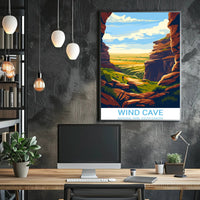 Adventure Awaits in Wind Cave National Park Poster PosterGoat