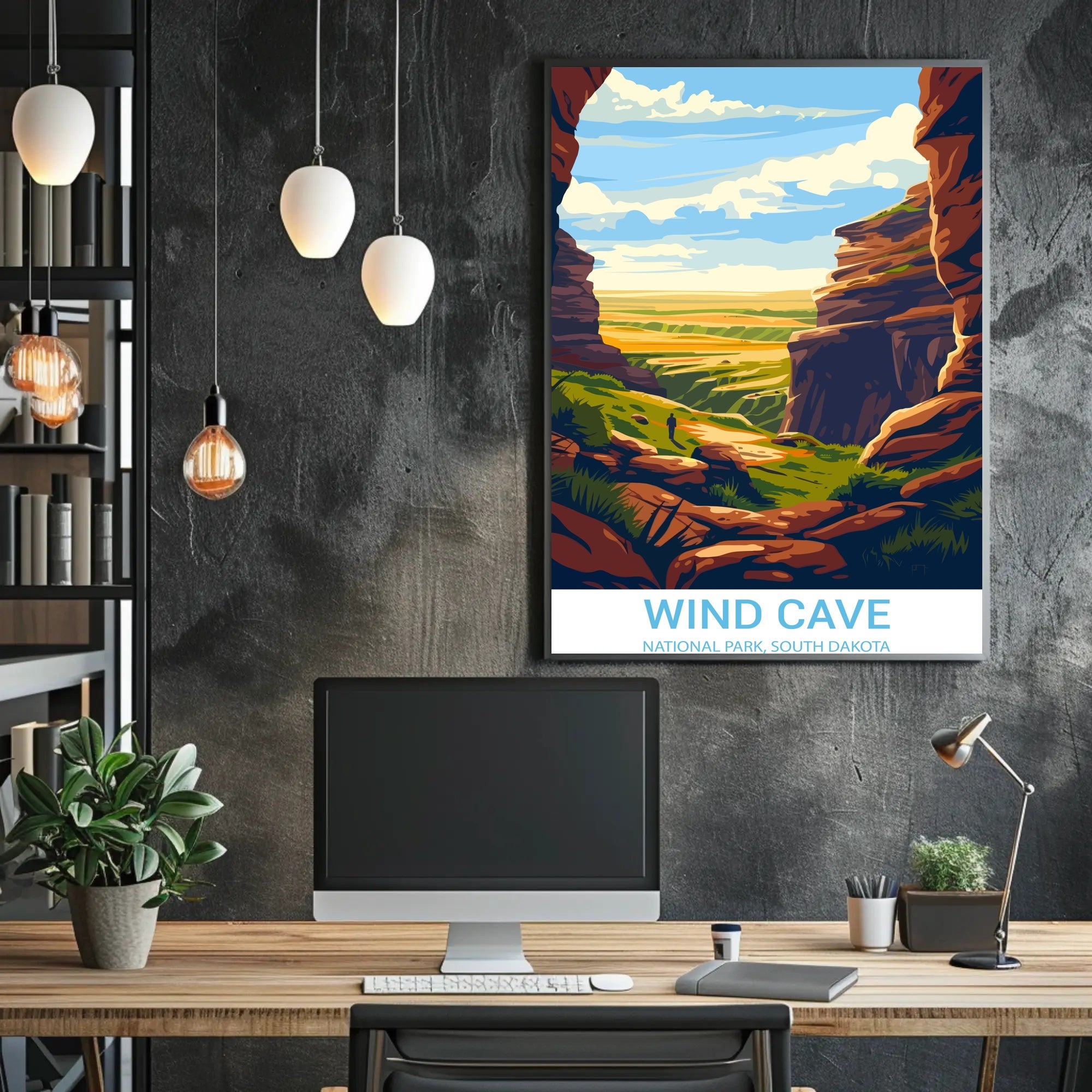 Adventure Awaits in Wind Cave National Park Poster PosterGoat