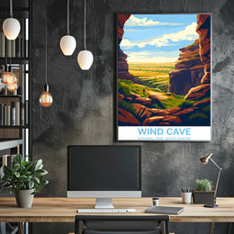Adventure Awaits in Wind Cave National Park Poster PosterGoat