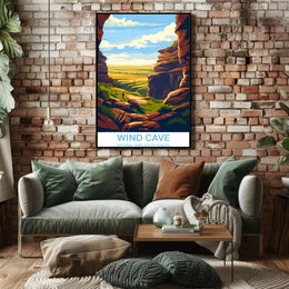 Adventure Awaits in Wind Cave National Park Poster PosterGoat