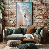 Adventure Awaits: Serene Coastal Drive Travel Poster PosterGoat
