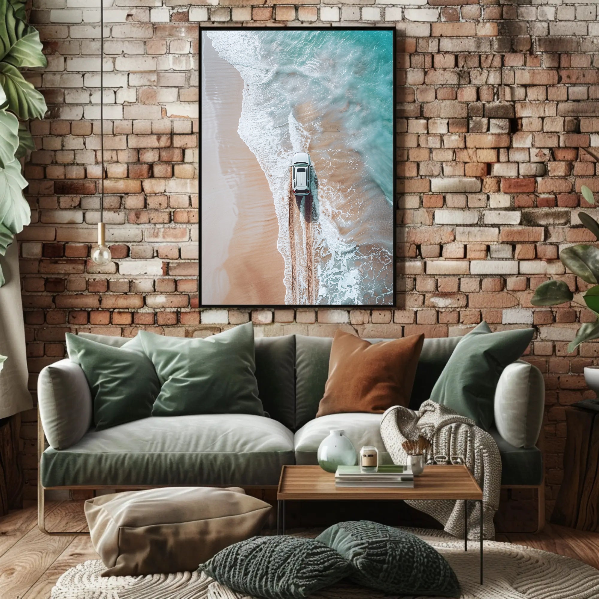 Adventure Awaits: Serene Coastal Drive Travel Poster PosterGoat