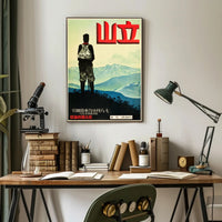 Adventure Awaits: Vintage Japanese Travel Exploration Poster PosterGoat