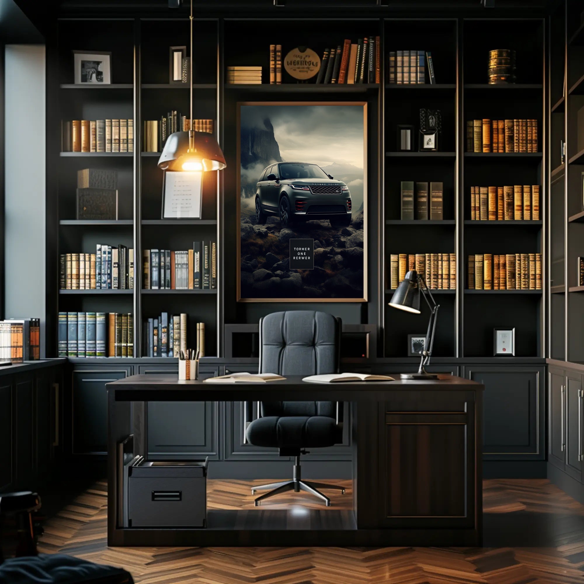 Adventure-Ready Luxury SUV Poster PosterGoat