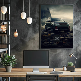 Adventure-Ready Luxury SUV Poster PosterGoat
