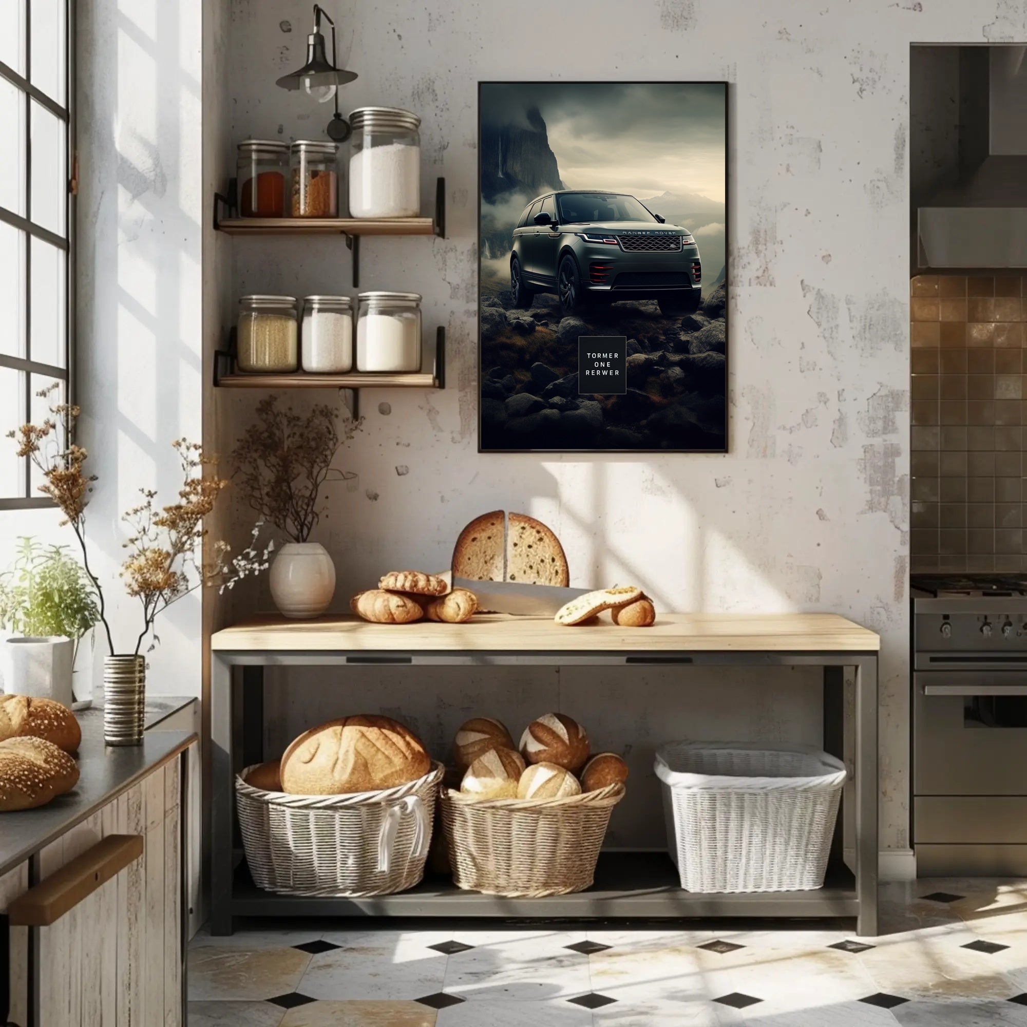 Adventure-Ready Luxury SUV Poster PosterGoat
