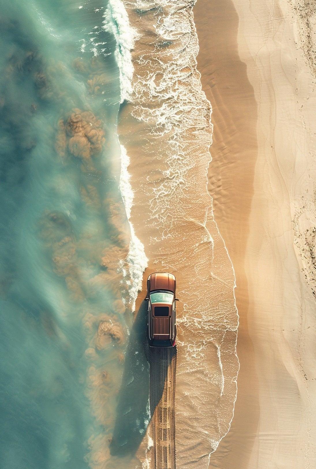Adventure on the Shoreline: Travel Poster PosterGoat