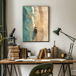 Adventure on the Shoreline: Travel Poster PosterGoat