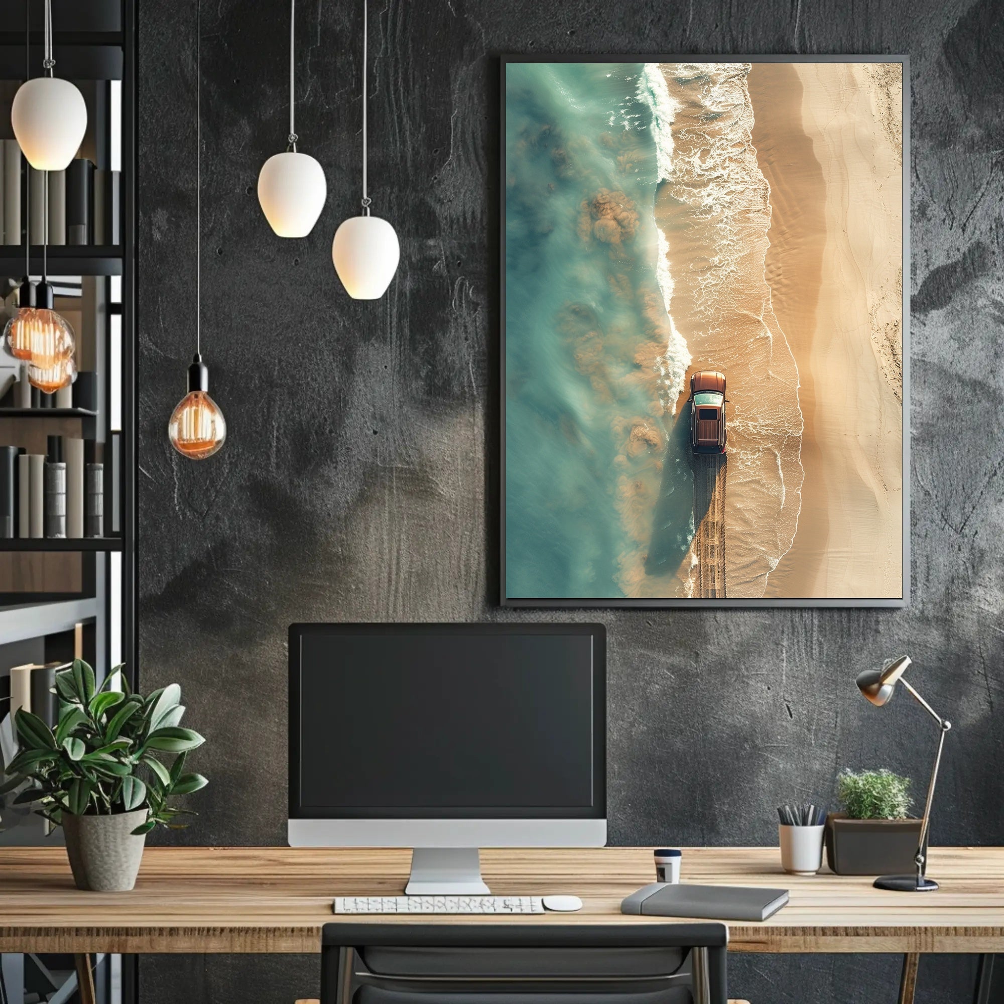 Adventure on the Shoreline: Travel Poster PosterGoat