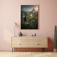 Adventurer's Quest: Fantasy Landscape Exploration Poster PosterGoat