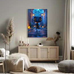 Adventurous Lizard Stroll Fantasy or Mythology Poster PosterGoat