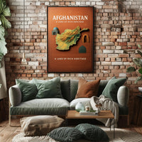 Afghanistan A Land of Rich Heritage Poster PosterGoat