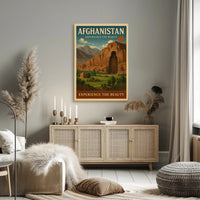 Afghanistan Experience the Beauty Poster PosterGoat