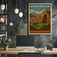 Afghanistan Experience the Beauty Poster PosterGoat