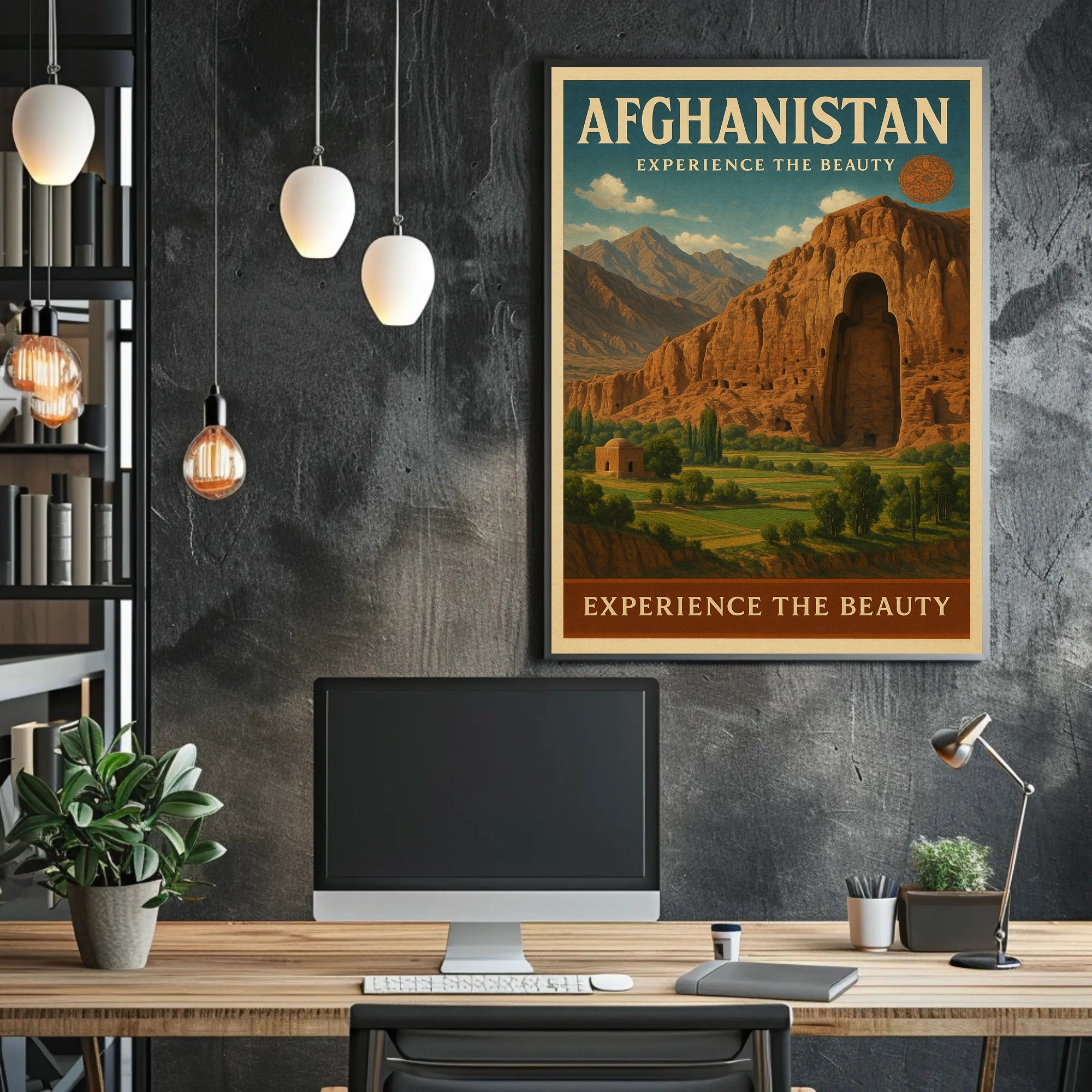 Afghanistan Experience the Beauty Poster PosterGoat