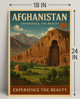 Afghanistan Experience the Beauty Poster PosterGoat