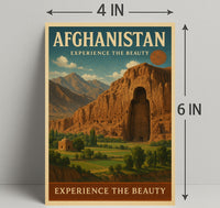 Afghanistan Experience the Beauty Poster PosterGoat