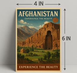 Afghanistan Experience the Beauty Poster PosterGoat