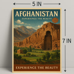 Afghanistan Experience the Beauty Poster PosterGoat