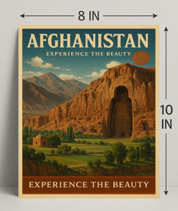Afghanistan Experience the Beauty Poster PosterGoat