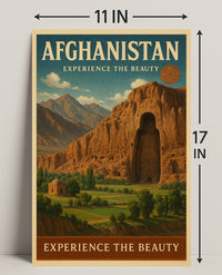 Afghanistan Experience the Beauty Poster PosterGoat