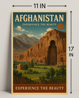 Afghanistan Experience the Beauty Poster PosterGoat
