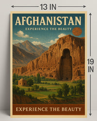 Afghanistan Experience the Beauty Poster PosterGoat