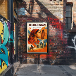 Afghanistan Heritage Poster PosterGoat