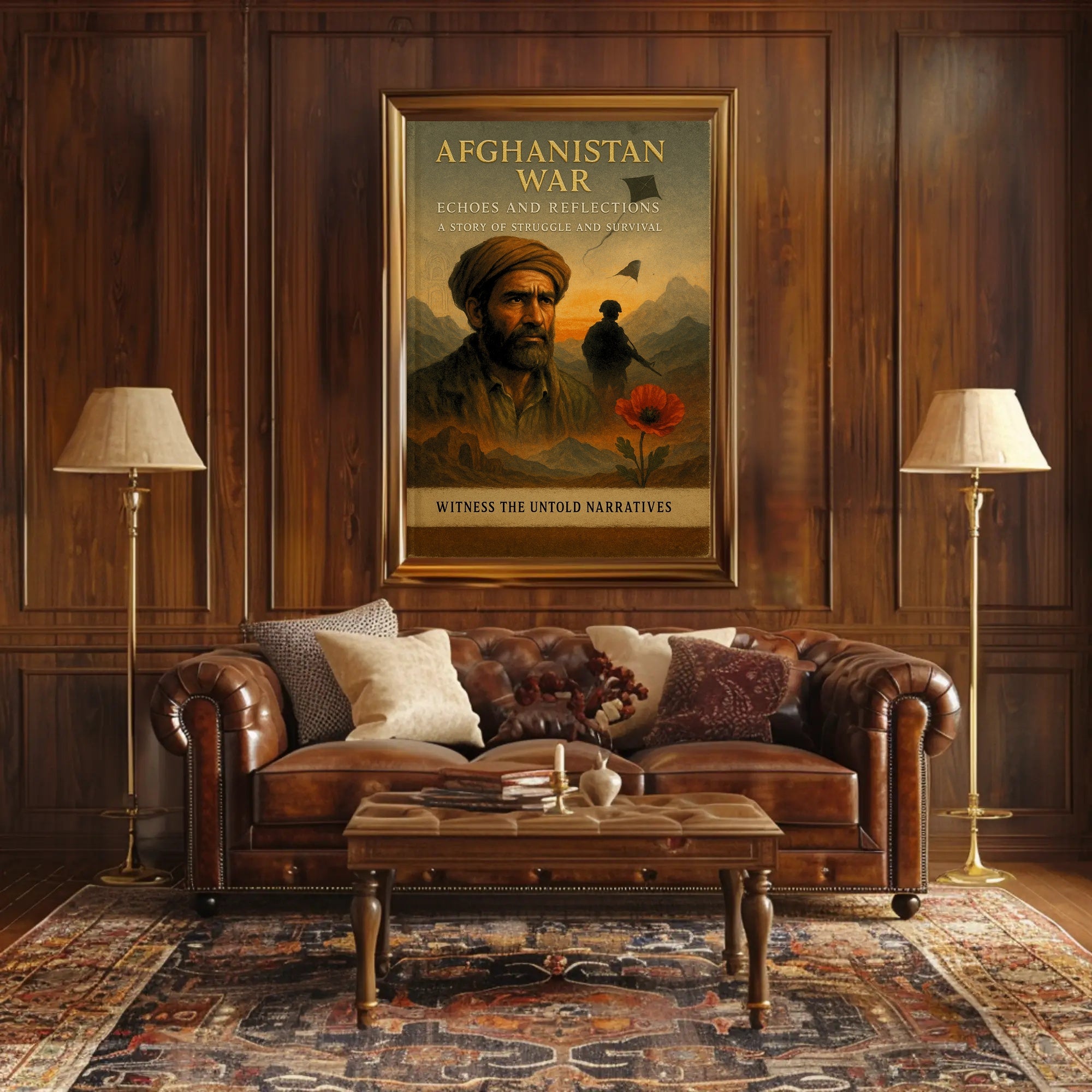 Afghanistan War Echoes and Reflections Poster PosterGoat