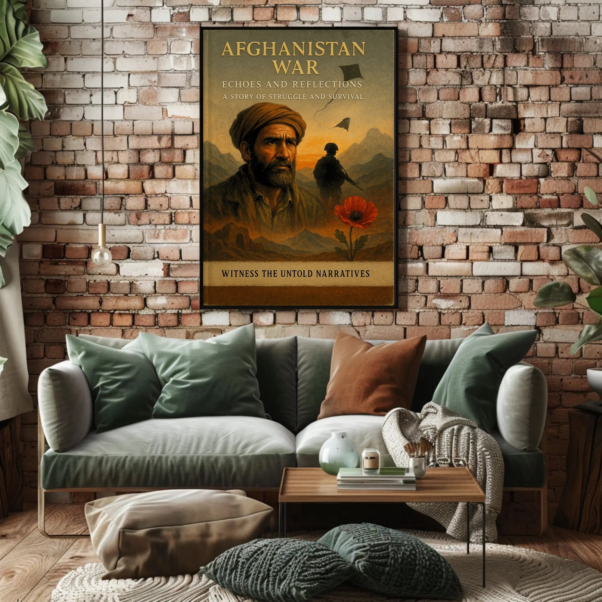 Afghanistan War Echoes and Reflections Poster PosterGoat