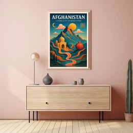 Afghanistan: A Surrealist Interpretation Poster PosterGoat