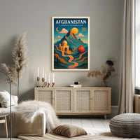 Afghanistan: A Surrealist Interpretation Poster PosterGoat