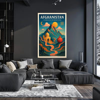 Afghanistan: A Surrealist Interpretation Poster PosterGoat