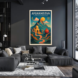 Afghanistan: A Surrealist Interpretation Poster PosterGoat