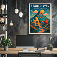 Afghanistan: A Surrealist Interpretation Poster PosterGoat