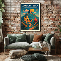 Afghanistan: A Surrealist Interpretation Poster PosterGoat