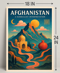 Afghanistan: A Surrealist Interpretation Poster PosterGoat