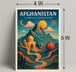 Afghanistan: A Surrealist Interpretation Poster PosterGoat